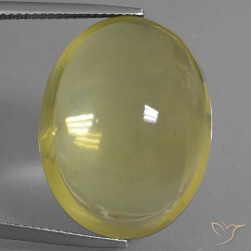 32.26ct Natural Amarillo claro Cuarzo, Ovalada, Transparente