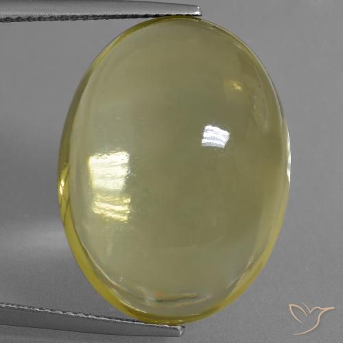 32.95ct Natural Amarillo púrpura Cuarzo, Ovalada, Transparente