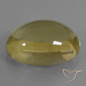 Cuarzo Amarillo púrpura natural de 37.92 ct, Ovalada, Transparente