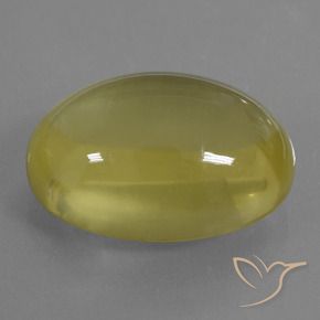 Cuarzo Amarillo claro natural de 38.22 ct, Ovalada, Transparente