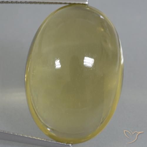 39.77ct Natural Amarillo púrpura Cuarzo, Ovalada, Transparente