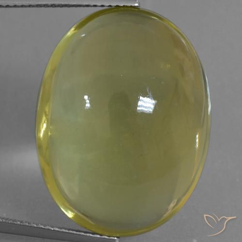 40.21ct Natural Amarillo claro Cuarzo, Ovalada, Transparente