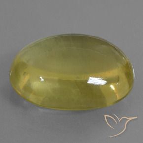 Cuarzo Amarillo claro natural de 40.21 ct, Ovalada, Transparente