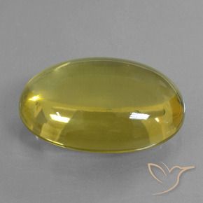 Cuarzo Amarillo abejorro natural de 46.61 ct, Ovalada, Transparente