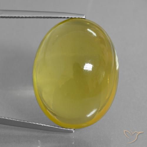 50.56ct Natural Amarillo claro medio Cuarzo, Ovalada, Transparente