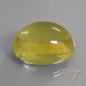 Cuarzo Amarillo claro medio natural de 50.56 ct, Ovalada, Transparente
