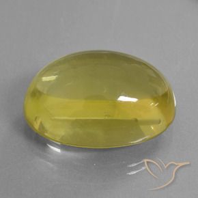 Cuarzo Amarillo abejorro natural de 51.71 ct, Ovalada, Transparente