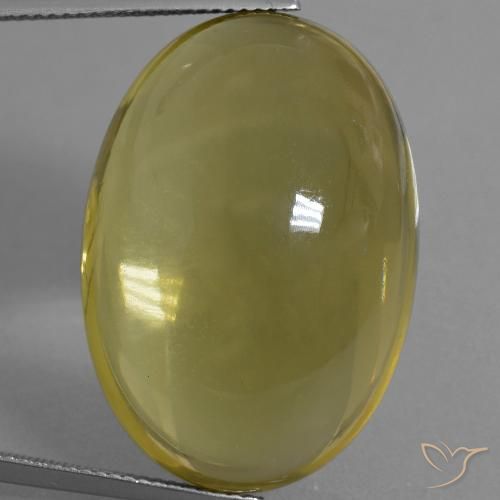 55.39ct Natural Amarillo púrpura Cuarzo, Ovalada, Transparente