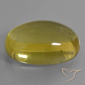 Cuarzo Amarillo púrpura natural de 55.39 ct, Ovalada, Transparente
