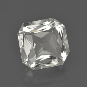 Cuarzo Blanco natural de 4.63 ct, corte esmeralda, VVS-VS