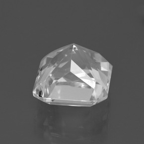 Cuarzo blanco natural de 5,67 ct, corte esmeralda, VS