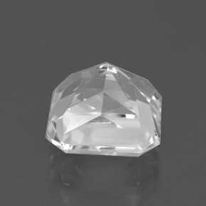 Cuarzo blanco natural de 6,22 ct, corte esmeralda, VVS-VS
