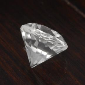 Cuarzo Blanco natural de 4.68 ct, Corte Redondo, VVS