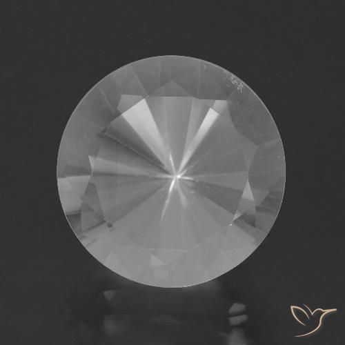 7.05ct Natural Blanco Cuarzo, Redondo, VVS