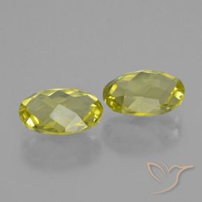 Gemas de Cuarzo Amarillo maíz natural de 4.17 ct, Ovalada, VVS-VS