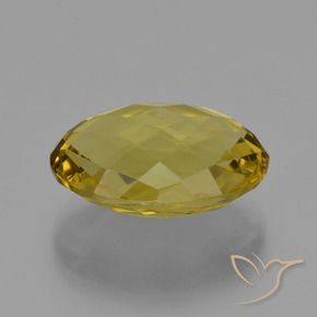 Cuarzo Amarillo púrpura natural de 16.80 ct, Ovalada, VVS-VS