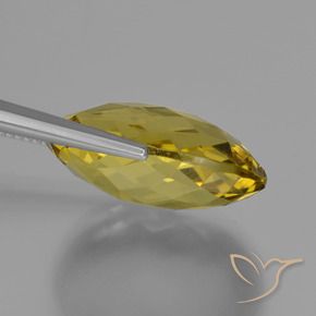 Cuarzo Amarillo púrpura natural de 16.80 ct, Ovalada, VVS-VS