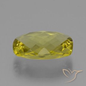 Cuarzo Amarillo claro natural de 14.90 ct, Forma Cojín, VVS