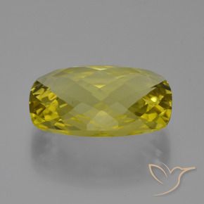 Cuarzo Amarillo piña natural de 14.59 ct, Forma Cojín, VVS