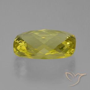Cuarzo Amarillo claro natural de 14.63 ct, Forma Cojín, VVS