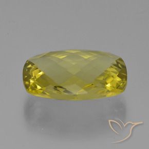 Cuarzo Amarillo claro natural de 15.22 ct, Forma Cojín, VVS
