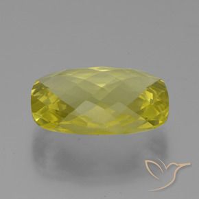 Cuarzo Amarillo claro natural de 14.91 ct, Forma Cojín, VVS