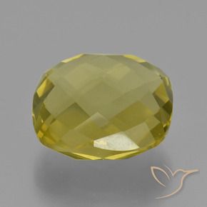 Cuarzo Amarillo piña natural de 25.83 ct, Forma Cojín, VVS