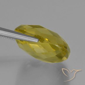 Cuarzo Amarillo piña natural de 25.83 ct, Forma Cojín, VVS