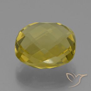 Cuarzo Amarillo claro natural de 24.24 ct, Forma Cojín, VVS