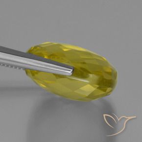Cuarzo Amarillo claro natural de 28.20 ct, Forma Cojín, VVS