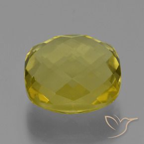 Cuarzo Amarillo claro natural de 27.30 ct, Forma Cojín, VVS