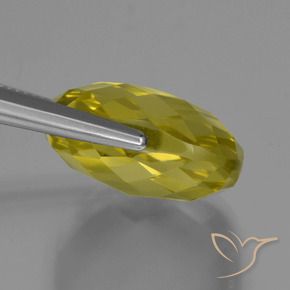 Cuarzo Amarillo claro natural de 27.30 ct, Forma Cojín, VVS