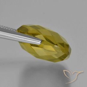Cuarzo Amarillo claro natural de 25.94 ct, Forma Cojín, VVS-VS