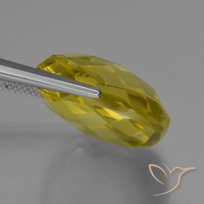 Cuarzo Amarillo piña natural de 25.37 ct, Forma Cojín, VVS