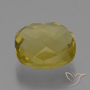 Cuarzo Amarillo piña natural de 27.26 ct, Forma Cojín, VVS