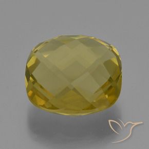 Cuarzo Amarillo claro natural de 25.51 ct, Forma Cojín, VVS