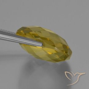 Cuarzo Amarillo claro natural de 25.51 ct, Forma Cojín, VVS