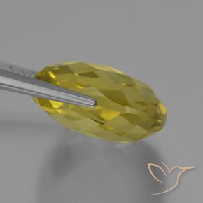 Cuarzo Amarillo claro natural de 26.60 ct, Forma Cojín, VVS