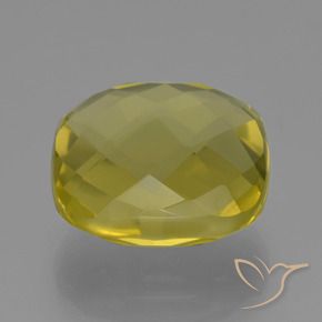 Cuarzo Amarillo claro natural de 27.04 ct, Forma Cojín, VVS