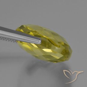 Cuarzo Amarillo claro natural de 26.72 ct, Forma Cojín, VVS