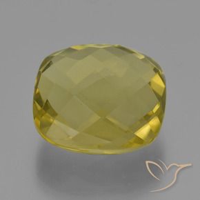 Cuarzo Amarillo piña natural de 26.16 ct, Forma Cojín, VVS