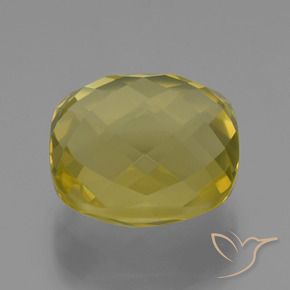 Cuarzo Amarillo claro natural de 27.38 ct, Forma Cojín, VVS