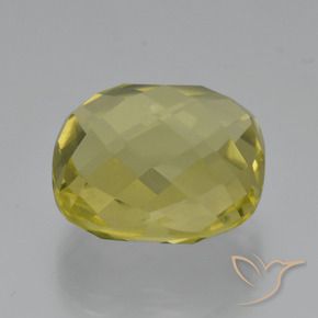 Cuarzo Amarillo piña natural de 26.82 ct, Forma Cojín, VVS