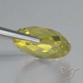 Cuarzo Amarillo piña natural de 26.45 ct, Forma Cojín, VVS