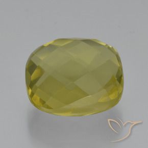 Cuarzo Amarillo claro natural de 27.26 ct, Forma Cojín, VVS-VS