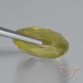 Cuarzo Amarillo claro natural de 27.26 ct, Forma Cojín, VVS-VS