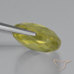 Cuarzo Amarillo claro natural de 26.21 ct, Forma Cojín, VVS-VS