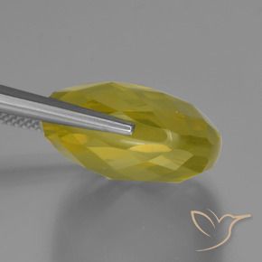 Cuarzo Amarillo piña natural de 26.50 ct, Forma Cojín, VS