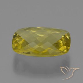 Cuarzo Amarillo piña natural de 15.21 ct, Forma Cojín, VVS