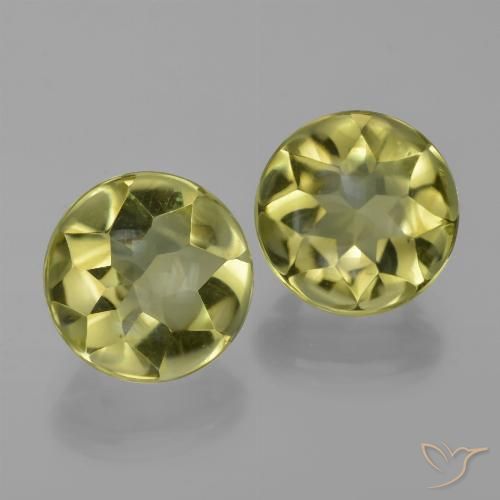 7.73ctw Natural Amarillo medio Cuarzo, Redondo, Transparente